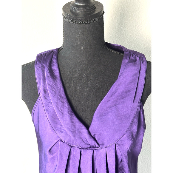 Women's Willi Smith Purple Sleeveless Top Blouse Size M - Picture 3 of 16